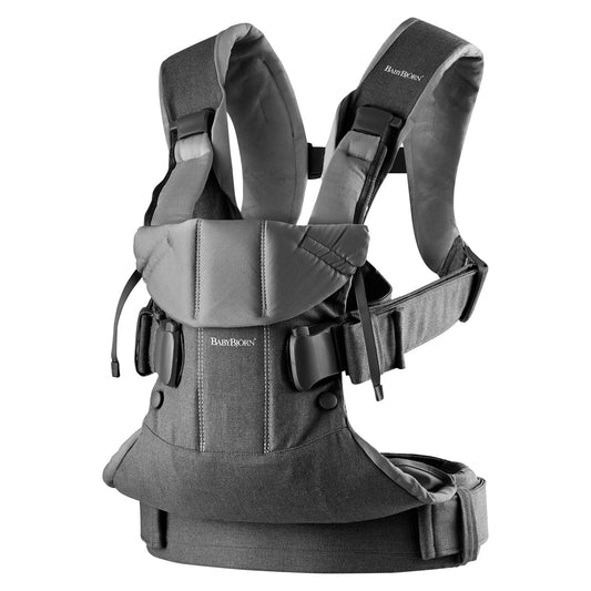 Baby Carrier One, Woven, Denim Grey/Dark Grey