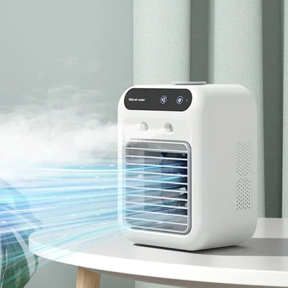 Wireless Air Conditioner Mini Portable Air Cooler Fan 500Ml Ice Water Spray Humidifier for Home Air Conditioning Mist Fan USB