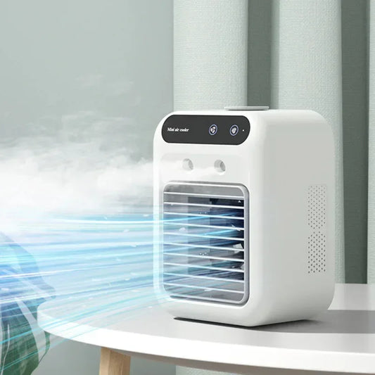 Wireless Air Conditioner Mini Portable Air Cooler Fan 500Ml Ice Water Spray Humidifier for Home Air Conditioning Mist Fan USB