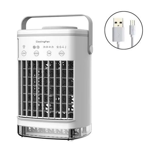 Portable Cooler Air Conditioner Mini Cooling Fans USB Air Conditioning 700ML Ice Water Air Conditioner with Humidifier for Home