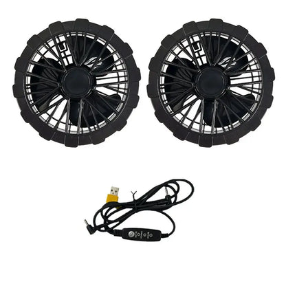 Breathable Wearable Cooling Fan Vest for Summer Outdoor Fishing Cooling Vest Ice Fan Vest Heat Resistant Air Conditioner Clothes
